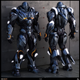 Illustration for article titled The awesome power of battlesuit and armor concept art!